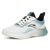Anta Versatile Shock-Absorbing Breathable Wear-Resistant Non-Slip Low-Top Running Shoes Men Sneakers White Blue 912235529-4