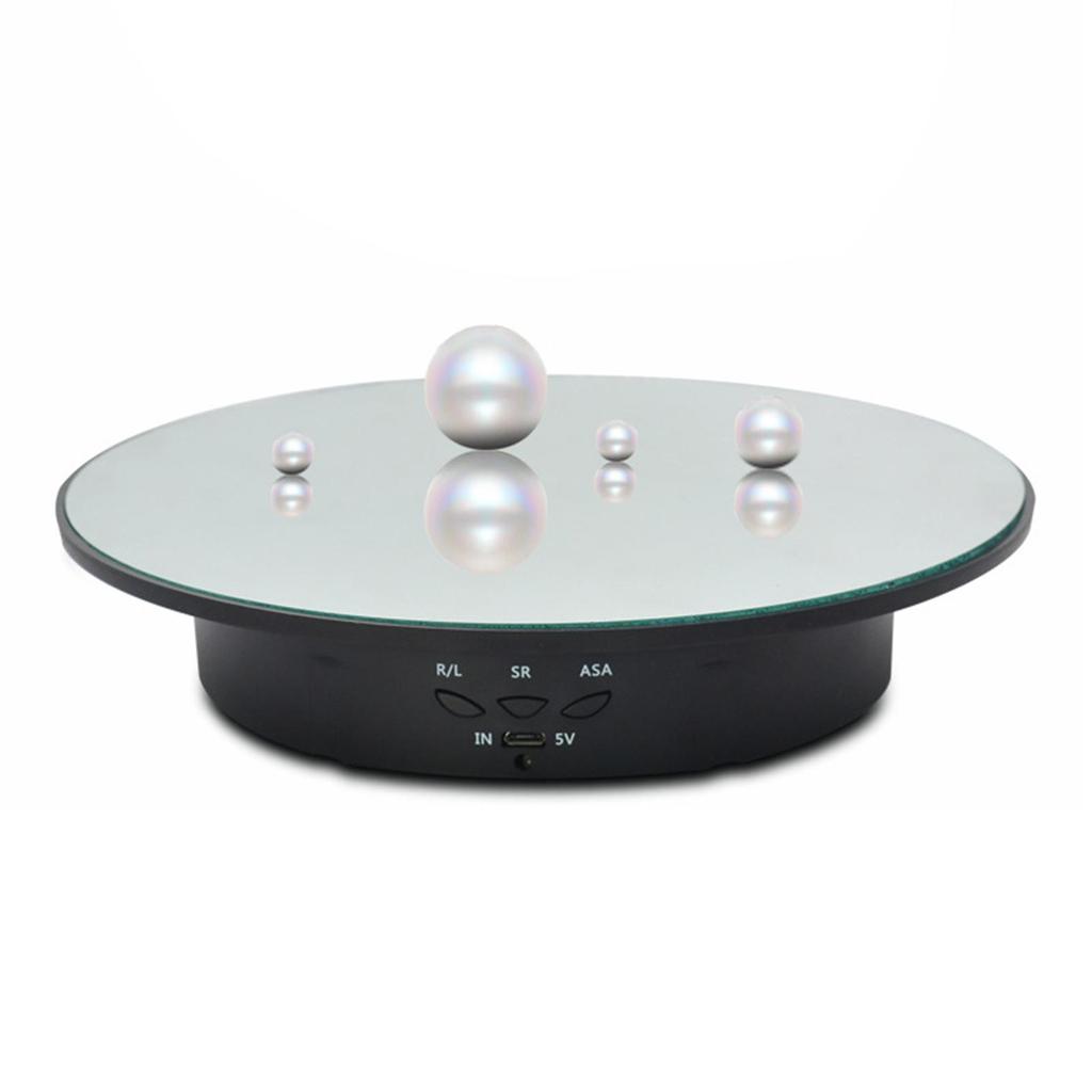 Supporto Display Rotante Elettrico a 3 Velocità Scaffale portaoggetti per Torta Dessert Gioielli Espositori