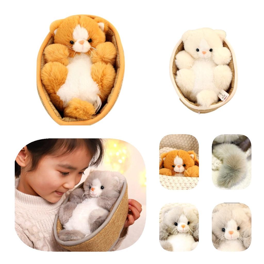 Cute Plush Cat Toy Wholesale Feline Dolls Ideal Birthday Gift