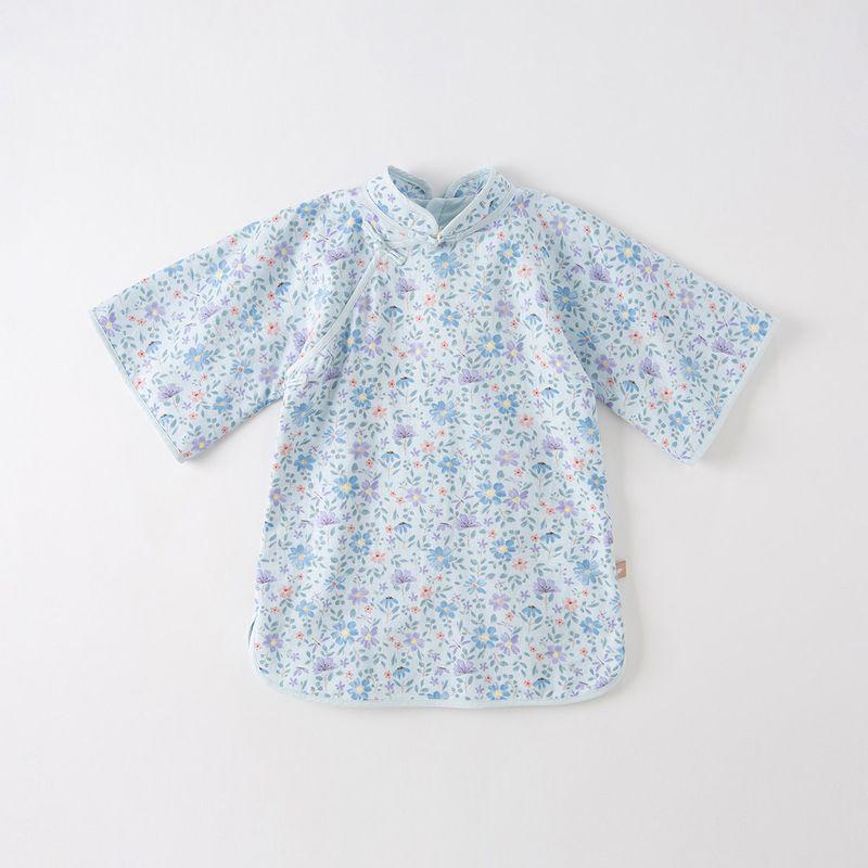 Children s Clothing Dave & Bella Chinese Style New Dress Flower Print [Ready Stock] 120