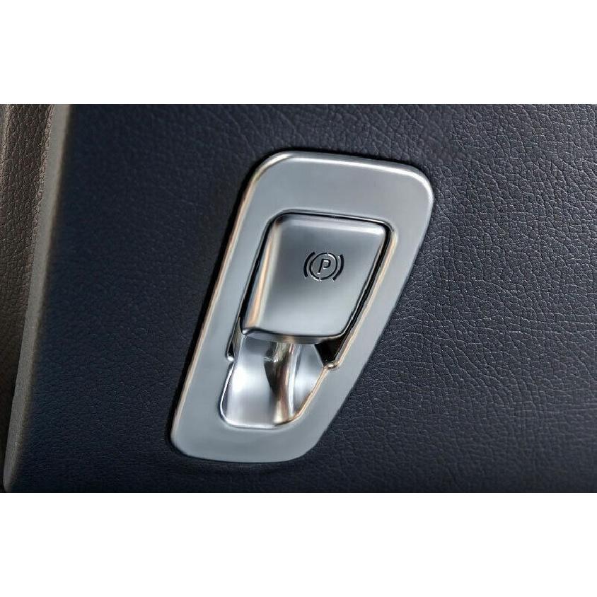 ABS Silver Brake Handle Handbrake Cover Trim Fit For Benz C-Class W205 2015-2021