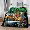 Tales of the Rat Fink Anime Blanket Picnic Blanket Flannel Soft and Comfortable Home Travel Blanket Birthday Gift Bed Blanket