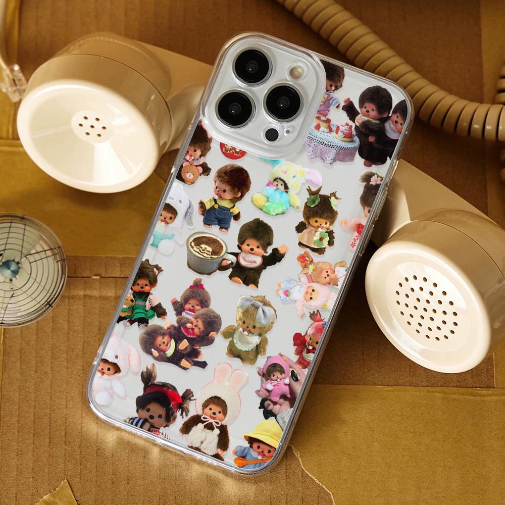 Cute M-Monchhichis New Phone Case For Xiaomi Mi 14 13 12 11 10 10T 14T Poco X6 F5 F4 X7 X4 X3 NFC Lite GT Pro 4G 5G Back Cover
