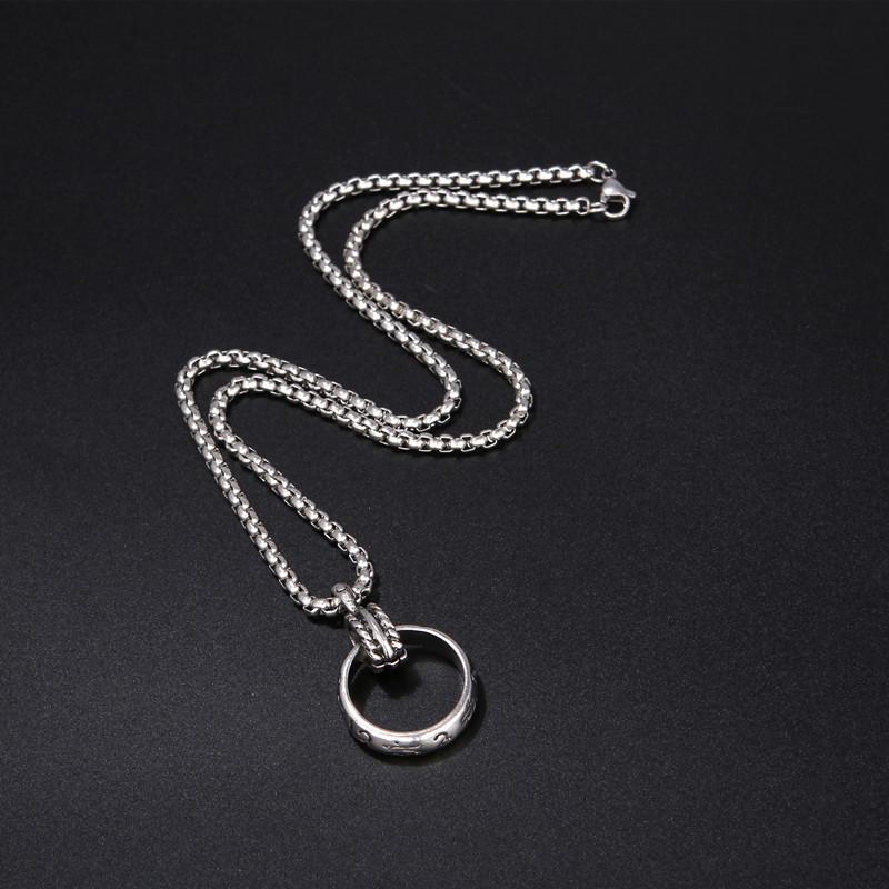 

Хип-хоп кольцо кольцо ожерелье мужская подвеска прыгающая подвеска женская