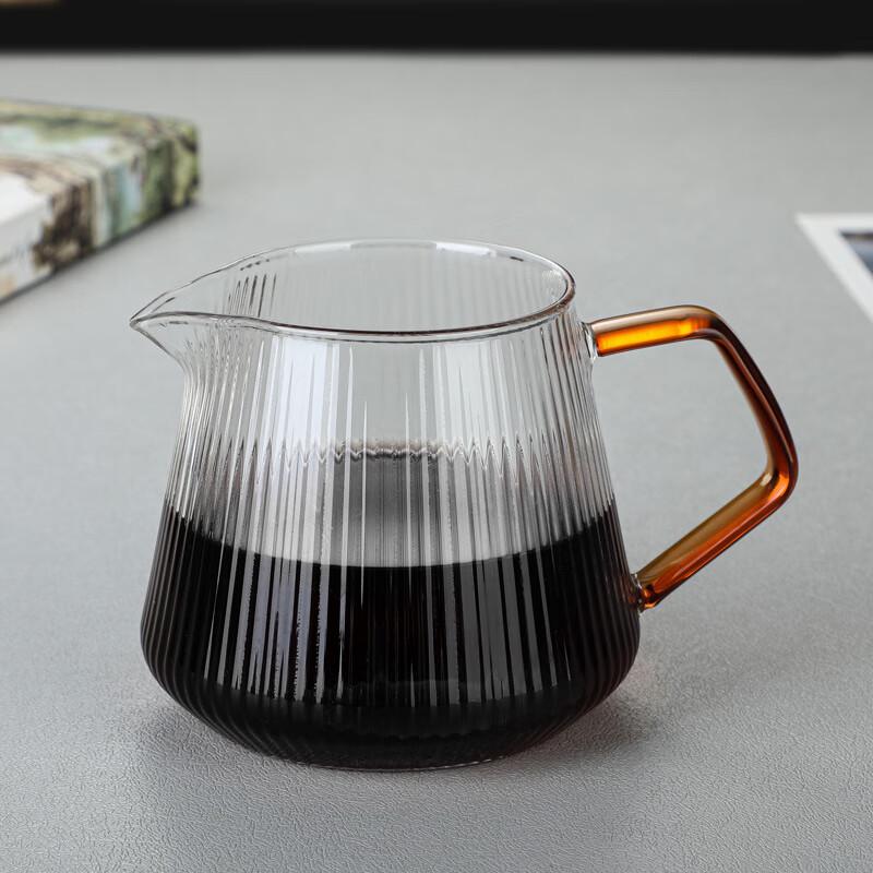 

Shangqi Glass Pour-Over Coffee Pot, 600ML, 2-Pack