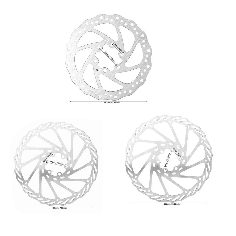 140mm /180mm /203mm Disc Brake Rotor with 6 Bolts Bike Disc Brake  for Mountain Bike