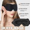 Soft Padded 3D Eye Mask Breathable Blindfold Three Dimension Design Sleeping Eye Mask  Comfortable