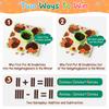 Kid Cartoon Hedgehog Board Math Counting Matching Game Fine Motor Skill Preschool Educational Learning Mathematics Toys Gift