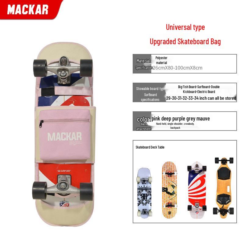 2023 Lightweight Electric Skateboard and Surfboard Backpack Cover