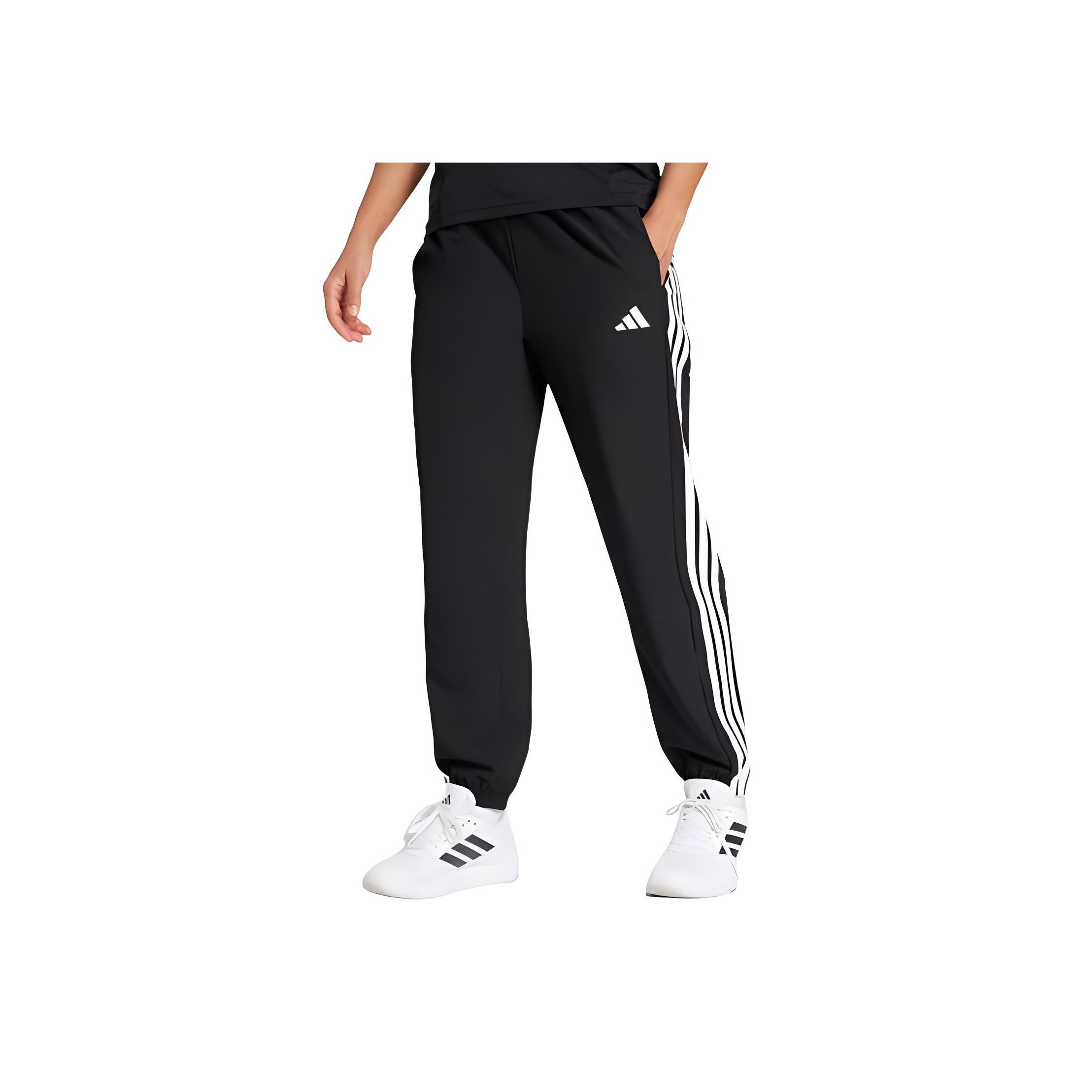 

Adidas Повседневные брюки с логотипом и средней талией, мужские черные JI8313 S