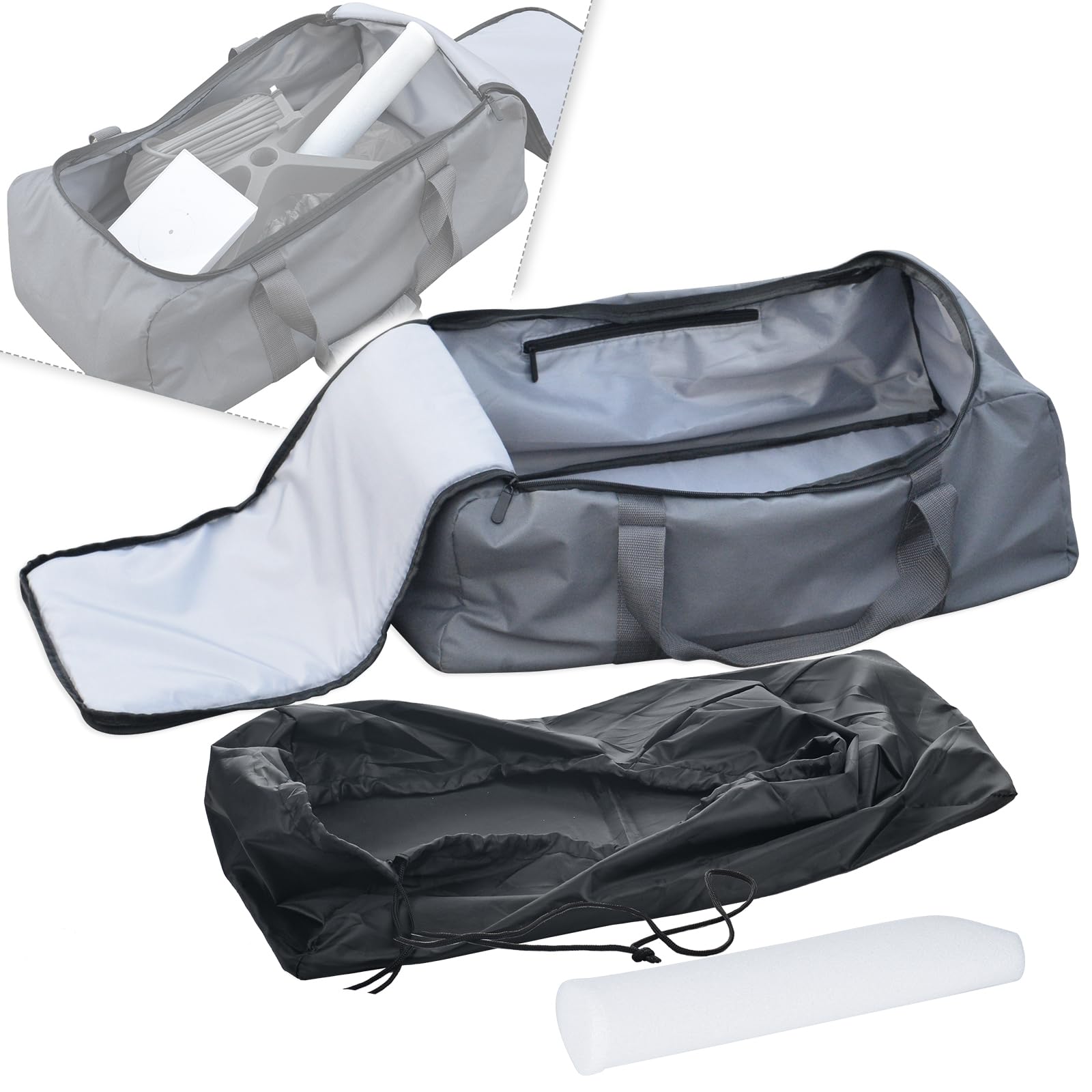 Internet Kit Satellite Storage Bag Kit Carrying Case Drawstring Pocket Rod Holder Compatible with Starlink Gen2 V2 Anatnna Starlink Ethernet Cable