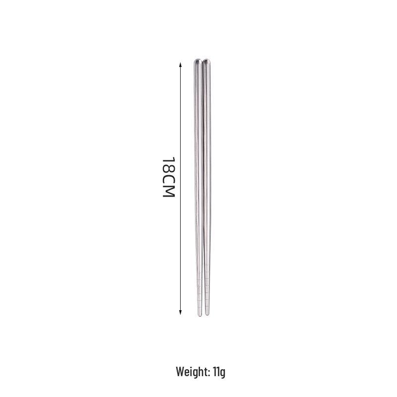 

Portable Stainless Steel Cutlery Set: Spoon, Chopsticks, Fork - Ideal for Students and Travel