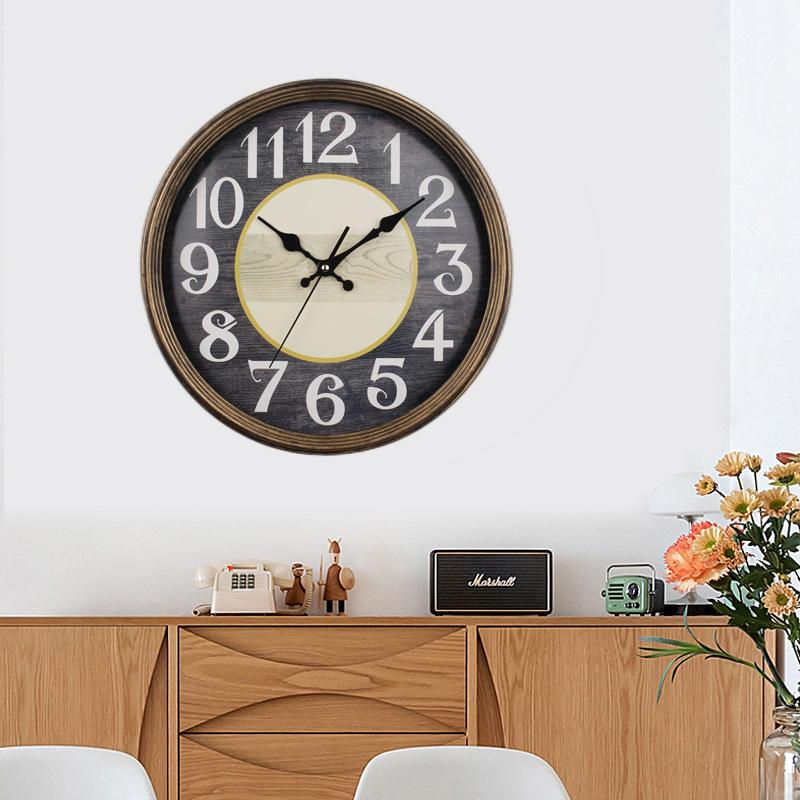 Wall Clock Home Living Room Background Quartz Clock Fashion Clock Silent Bedroom Wall Clock Decoration Wall Clock Alarm Clock