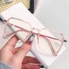 Photochromic Glasses Women'S Square Anti-Blue Flat Glasses Fashion Outdoor Casual Sunglasses Vintage