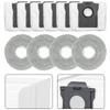 For Cecotec For Conga X70 Robot Vacuum, 4 Mop Pads And 6 Dust Bags Kit, Microfiber Cleaning Cloths With Clog-Free Bags