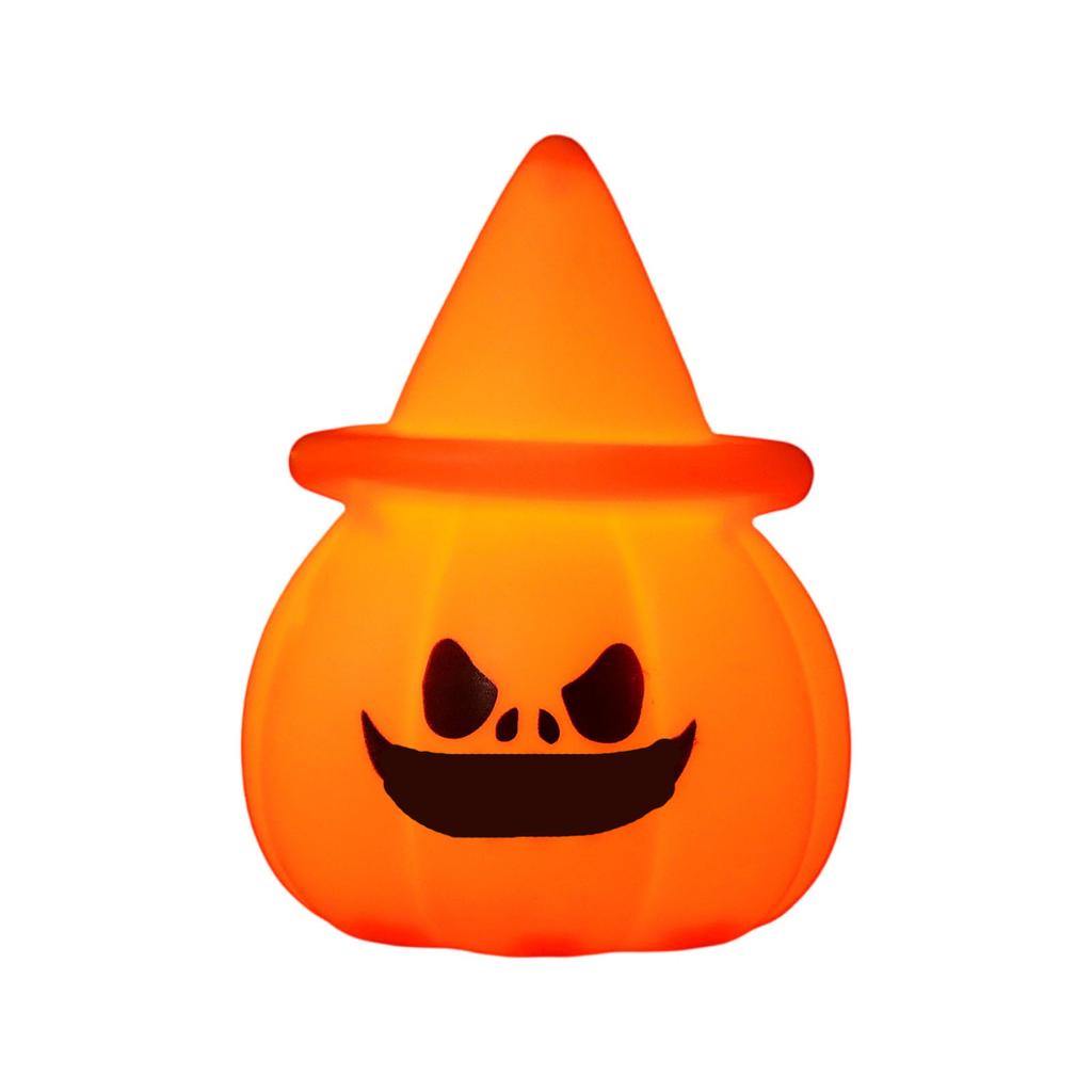 Halloween Pumpkin Skeleton LED Night Light Ghost Shaped Decorative Atmosphere Lamp for Party Tabletop Home Decor