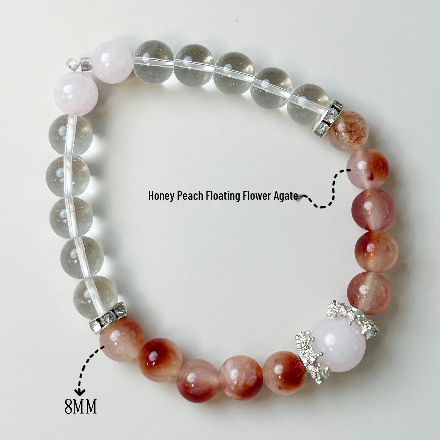 Изысканный браслет из натурального амазонита и агата - Оригинальный универсальный дизайн, бестселлер