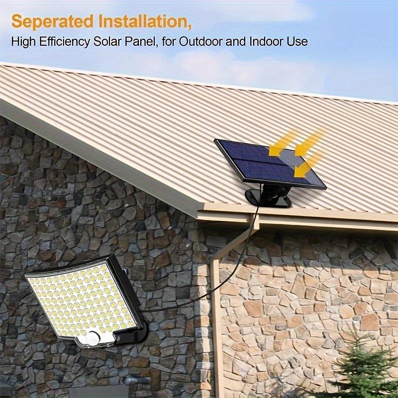 1PC 106 LED Outdoor Waterproof Split Solar Motion Sensor Light