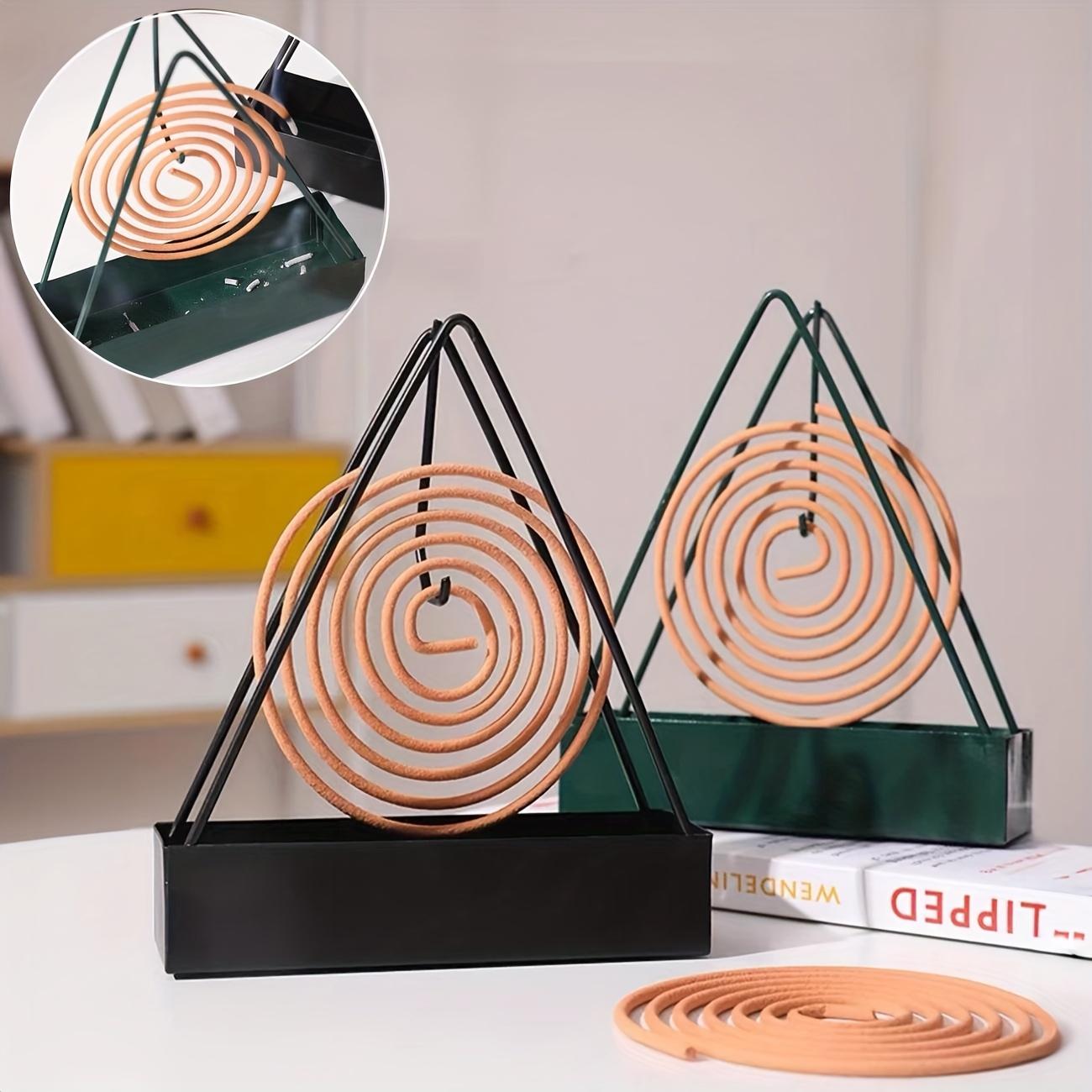 

Stainless Steel Mosquito Coil Box with Lid Fireproof, Anti-scalding, Portable for Home and Outdoor 14.5*4.5cm чорний
