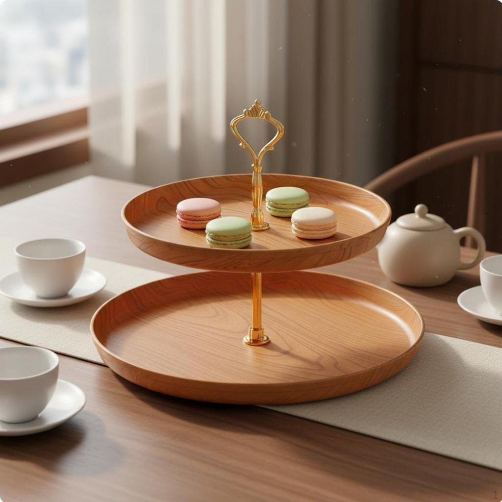 Afternoon Tea Stand Versatile Double layer Serving Detachable Cupcake Holder for