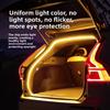 2/4m Car high brightness trunk lighting ambient light interior decoration LED wiring free automatic sensing tailgate light strip