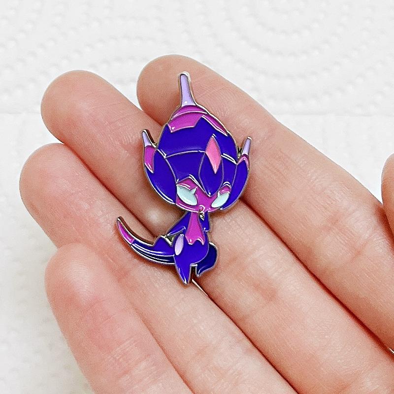 Poipole Anime Lapel Pins Backpack Jeans Enamel Brooch Pin Women Fashion Jewelry Gifts Cartoon Badges