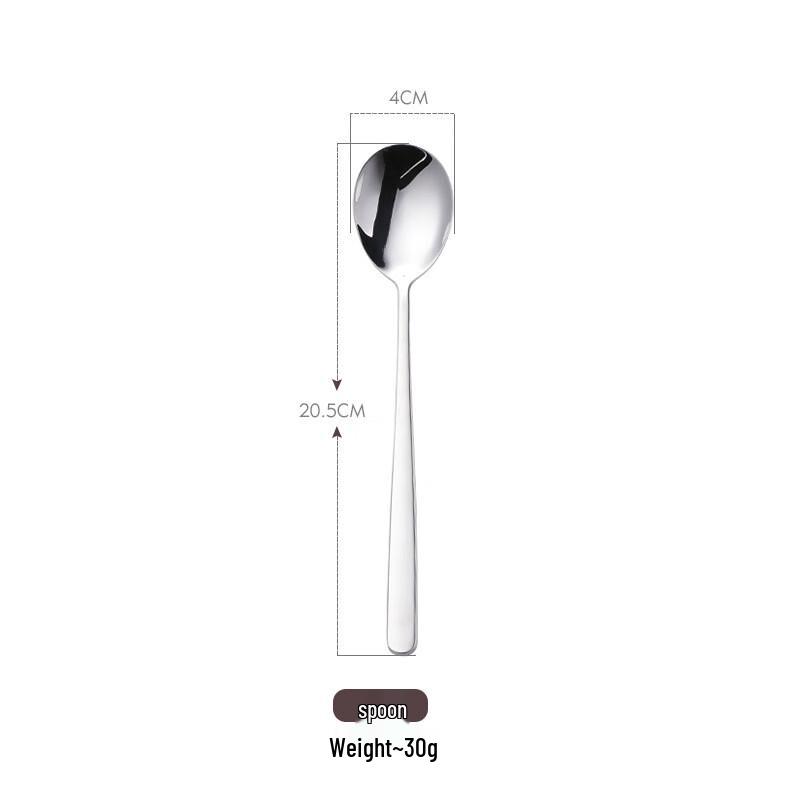 ZISIZ 304 Stainless Steel Korean Style Spoons