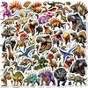 50 Jurassic World Dinosaur Tyrannosaurus Resurrection Stickers Horror Headphone Case Laptop Stickers