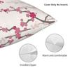 Cherry Blossoms Wedding Double Happiness Square Pillowcase Polyester Linen Velvet Printed Decor Pillow Case Car Cushion Cover