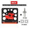 8 Holes Dowel Maker Jig Kit w/ Carbide Blades -Metric and Inch Woodworking Electric Drill Milling Dowel Round Rod Auxiliary Tool