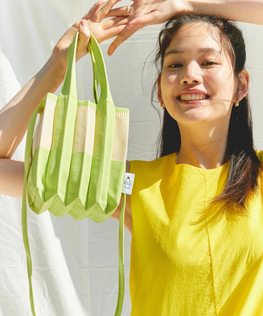 Pleatsmama Mini Two-Way Bag Green