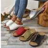 Fashion Summer Women Wedge Sandals Premium Orthopedic Open Toe Sandals Vintage Anti-slip Leather Casual Female Platform Retro Shoes