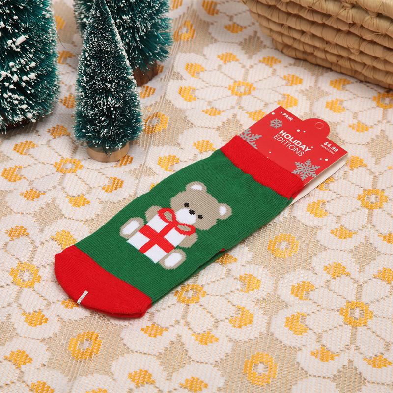 

New Autumn Winter Socks for Children Baby Boy Girl Infant Christmas Socks Cotton Socks Cartoon Anti Slip Floor Newborn Socks S