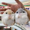 Süßer Hamster Anhänger Plüschtier Stofftier Puppe Taschenanhänger Schlüsselanhänger Stoff Cartoon Schmuck Zubehör Schlüsselanhänger Mädchen Geschenk Dekoration