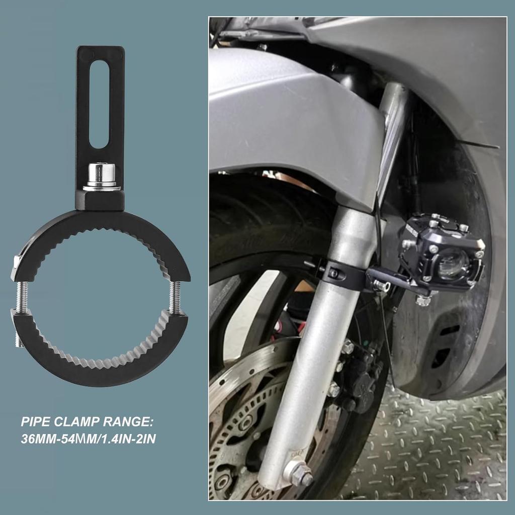 Fog Lamp Stays, Universal for Motorcycles, Fog C-Bracket-HG-4.5+6.5