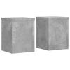 Vidaxl Podstawki Pod Doniczki, 2 Szt., Szarość Betonu, 15X15X20 Cm