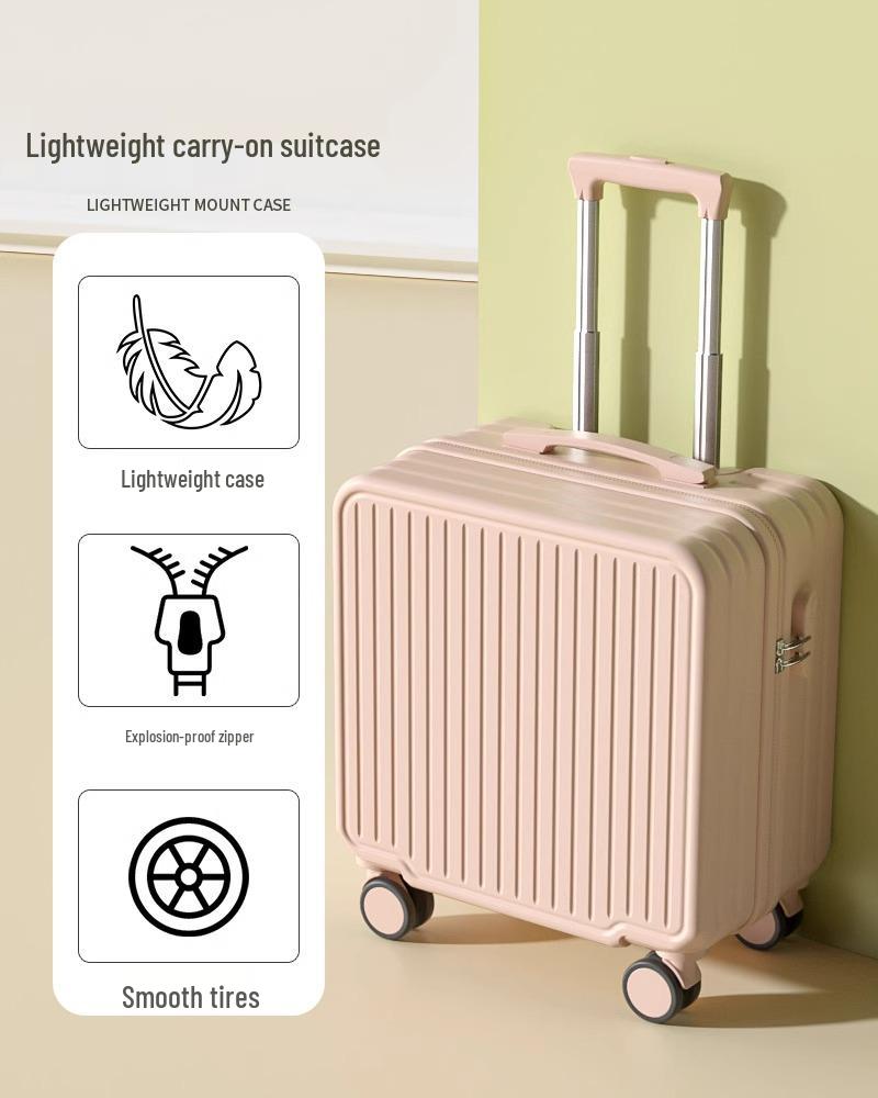 Valiză multifuncțională de 18 inch pentru fete, de cabină, cu încuietoare TSA și spațiu de depozitare de 20 inch