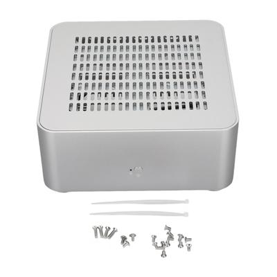 Desktop-Computergehäuse, gute Wärmeableitung, exquisites kompaktes Mini-HTPC-Gehäuse für Heimvideocomputer