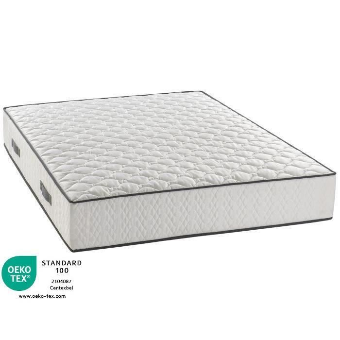 Mattress and Base Set 160 X 200 Cm Height 24 Cm - Pocket Springs - 7 Zones - Reversible - Made In Belgium - DEKO DREAM