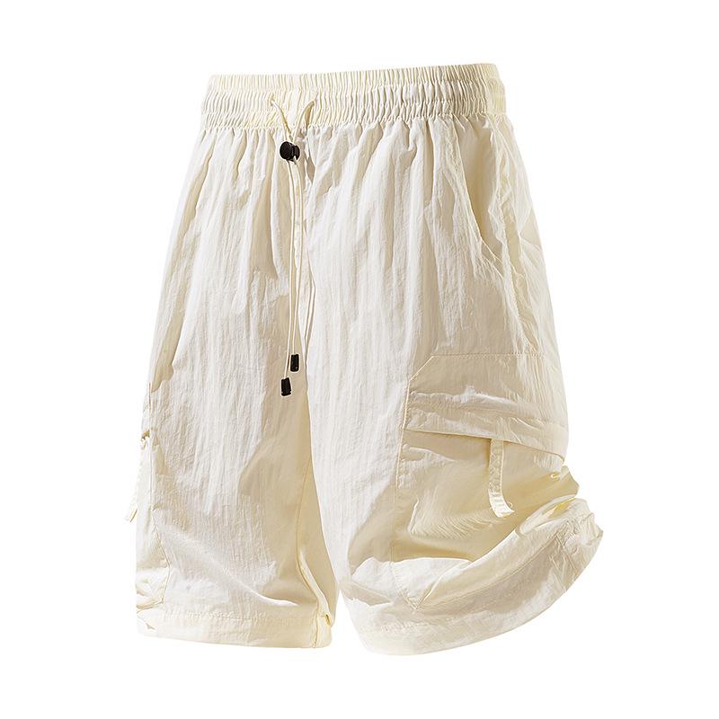 Unisex Quick-Dry Lightweight Ice Silk Cargo Shorts