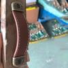Tiradores para Muebles Cuero Vacuno Tirador para Puerta de Cajón de Armario de Cuero Herrajes Tirador para Puerta
