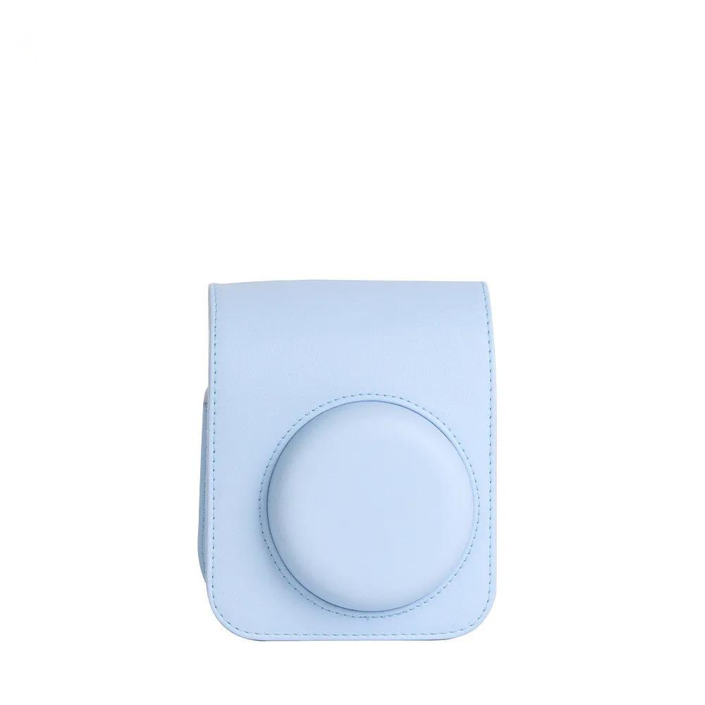 For Instax Mini 12 Camera Case PU Leather Soft Protective Case Trave Bag For Fujifilm Film Camera Bag With Shoulder Strap