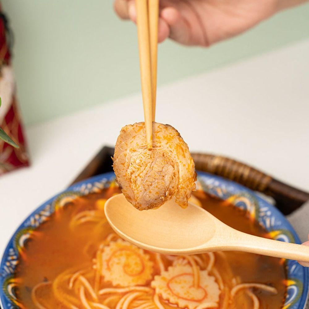 Reusable Portable Tableware With Box Cutlery Set Camp Wooden Chopsticks Spoon Set Adults/Students