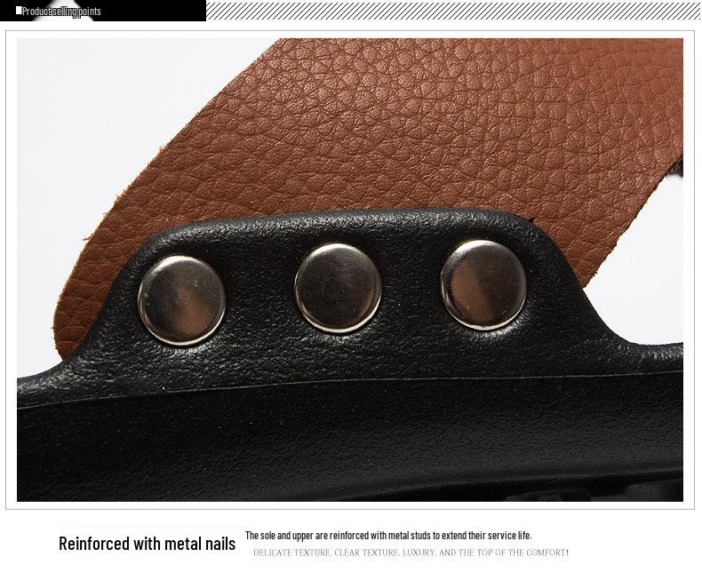 Men's Summer Korean Style Fashion Flip-Flops for Indoors and Outdoors