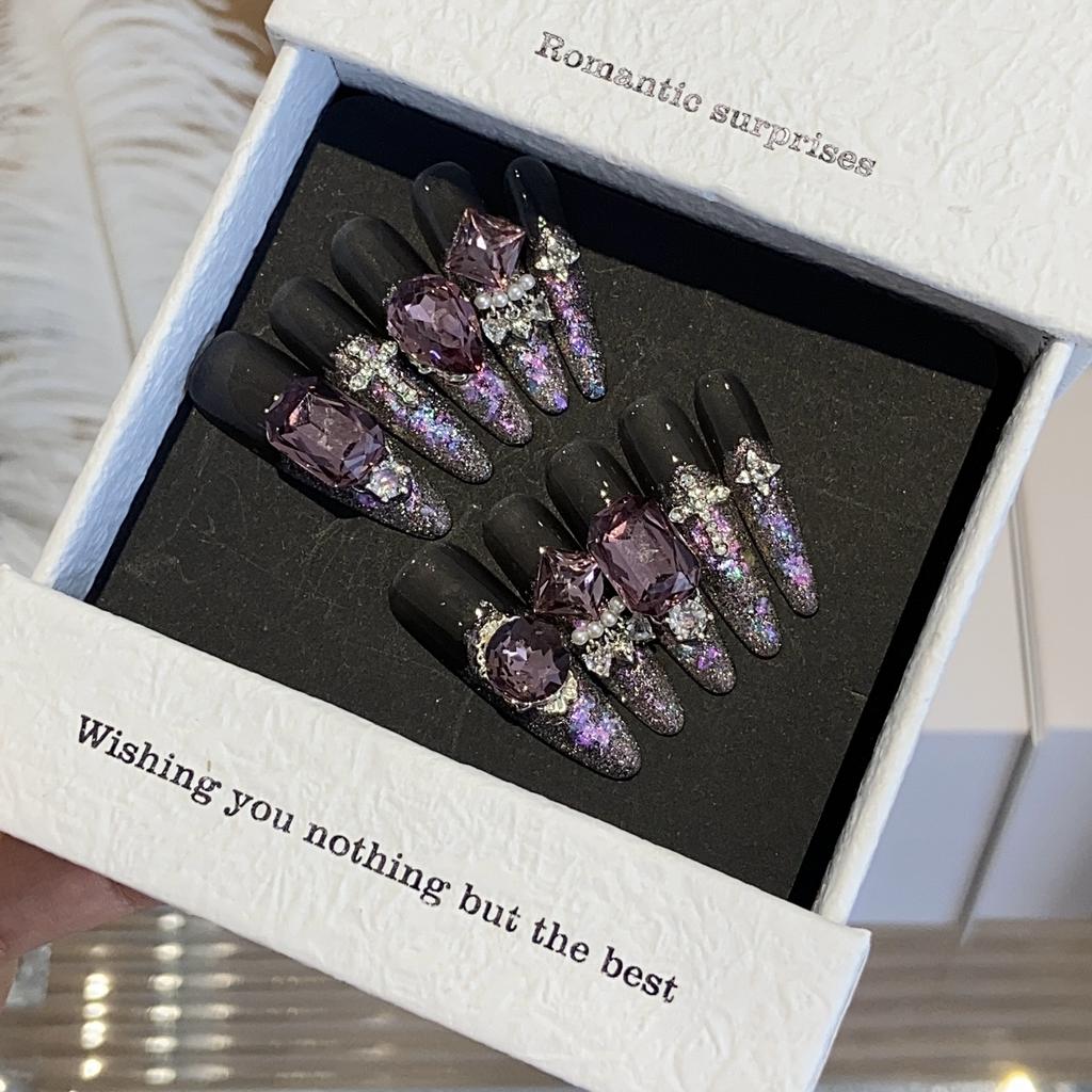 High-end Heavy Industry Light Luxury Zircon K9 Alloy Diamond Luxury Magic Box Patch Wearable Armor