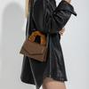High-quality Small Square Bag for Women  Brown Stone Pattern  Crossbody Bag  New  Autumn and Winter