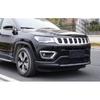 For Jeep Compass 2017-18 Front Fog Light Lamp Bumper Chrome Cover Trim Molding<