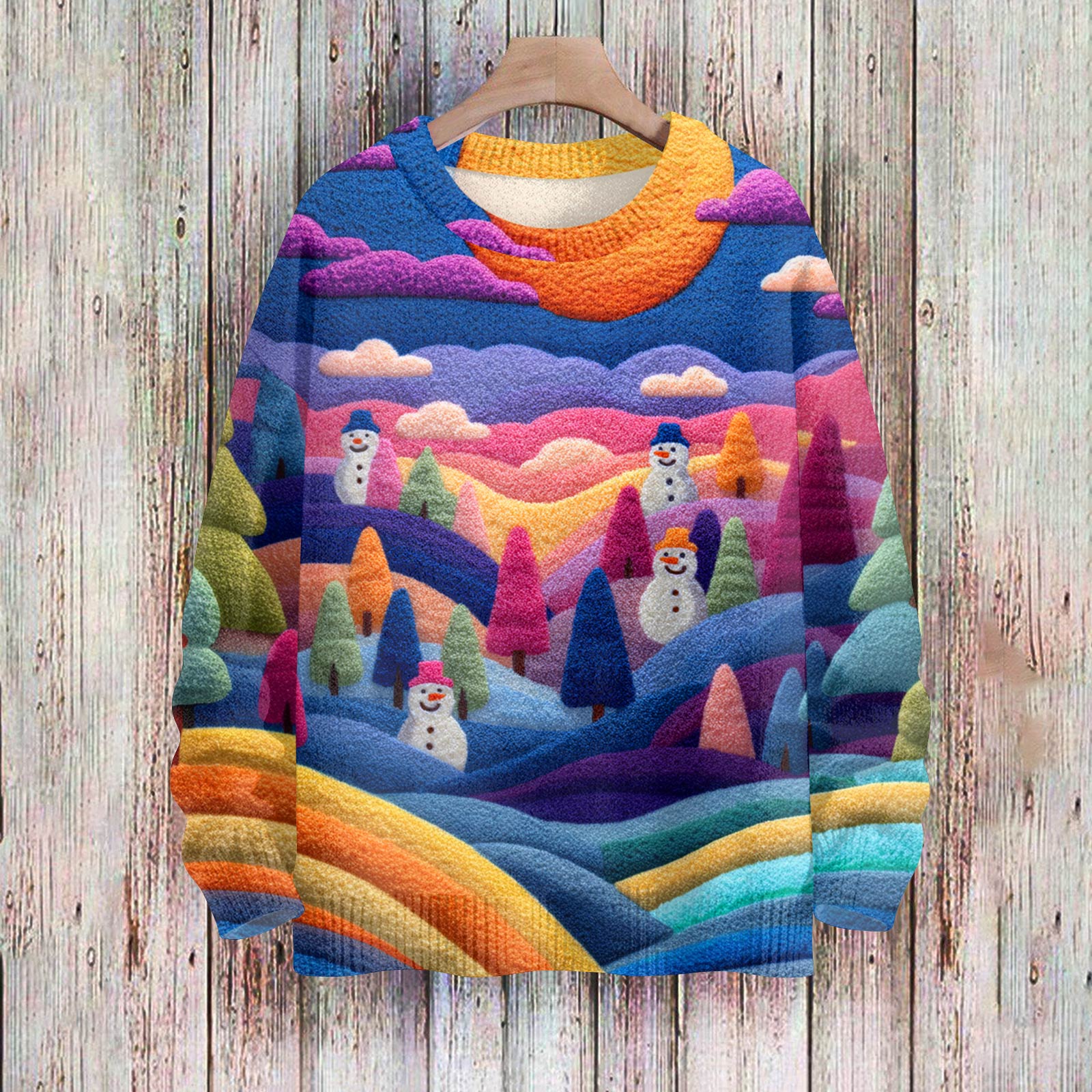 

Рождественские толстовки для женщин Вязаный свитер Милая рубашка Осенний свитер с круглым вырезом Топы L