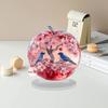 1 Piece Acrylic Landscape Pattern Decoration 2D  Apple Table Ornaments Shelf Ornament For Home Diy Accessories