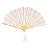 Deluxe Lace Folding Fan Chinese Style Hand Fan for Performance Prop Party Decoration and Elegant Event Gift